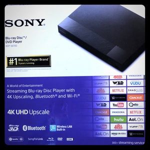 Sony 4K UHD upscale blu-ray disk DVD player